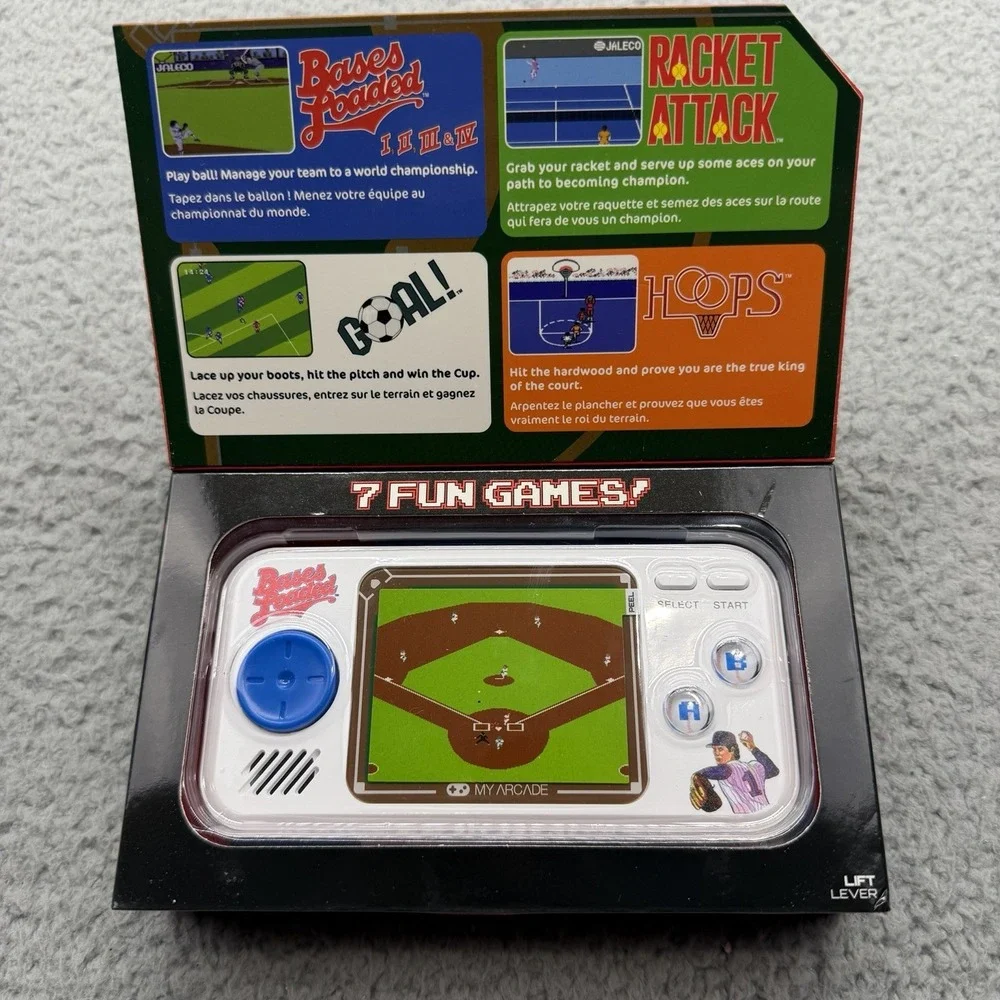 NISP My Arcade Bases Loaded Pocket Player DGUNL-3278 Portable Gaming System